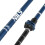 Nordic Walking Poles, Blue Aluminum, Adjustable 3