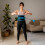 Gewichteter blauer Hula Hoop für Fitness 5