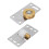 Sliding Barn Door Guide Hardware Set Smooth Movement Metal Structure Versatile Application Strong Bearing Capacity Universal Compatibility For 4