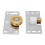 Sliding Barn Door Guide Hardware Set Smooth Movement Metal Structure Versatile Application Strong Bearing Capacity Universal Compatibility For 6