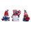 4. juli harpiks gnomepynt patriotiske 3 stk. 2