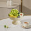 White Pedestal Fruit Bowl – Modern Kitchen Counter Bowl 4