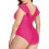 Women's Tummy Control One-Piece Swimsuit Long Torso Curvy 4