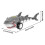 Requin télécommandé - Voiture robot LED rechargeable avec queue ondulante et rotation à 360 4