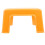 Kitchen Step Stool Orange PP 1Pc Load Bearing 6