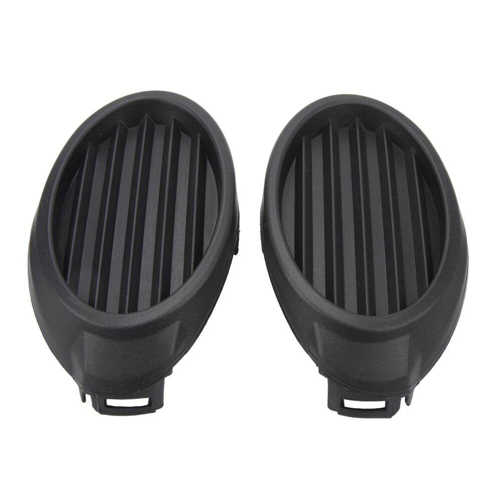 Pair Fog Light Cover for Ford Focus 2012-2014 Black, OE Replacement