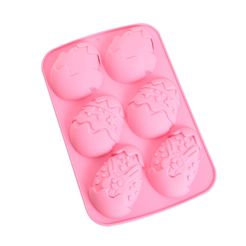 6-Hole Easter Silicone Mold for Chocolate, Epoxy, Cakes & Cookies – Compatible with Easter Eggs Series 2