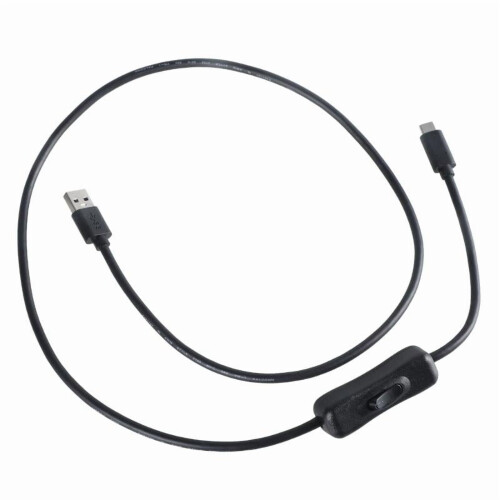 Καλώδιο φόρτισης USB3.0 σε USB C με κουμπί εναλλαγής, καλώδιο προσαρμογέα τροφοδοσίας 1