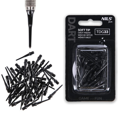 Soft Dart Tip, 33 Pack, Nils Fun 1
