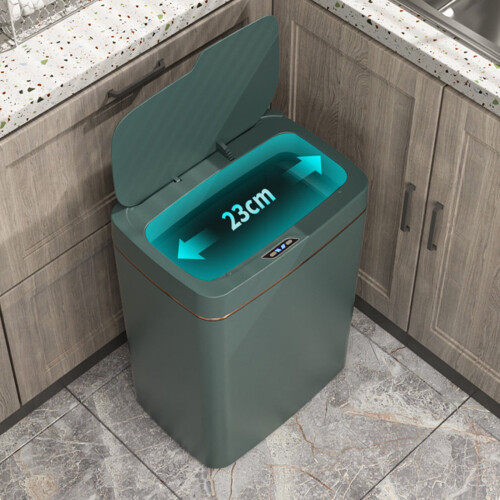 Automatic Sensor Trash Can 15L Green 1
