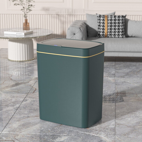 Automatic Sensor Trash Can 15L Green 2