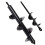 2-Piece Garden Post Hole Digger Auger 1
