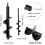 2-Piece Garden Post Hole Digger Auger 2