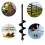 2-Piece Garden Post Hole Digger Auger 5