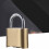 Brass Combination Padlock 4-Digit Outdoor Security Lock 4