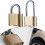Brass Combination Padlock 4-Digit Outdoor Security Lock 8