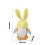 Easter Gnome Doll Bunny Yellow Hanging Decoration 6