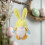 Easter Gnome Doll Bunny Yellow Hanging Decoration 4