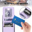 Purple PU Leather RFID Wallet Case for iPhone 15 Plus 7
