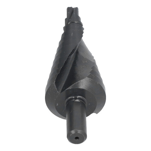 Corrosion Resistant Drill Bit Spiral Step Design Multi-Functional Titanium Coated HSS Drill Spiral Cone Automatic Deburring Tool For Aluminum Copper 1