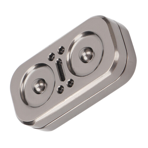 Περιστρεφόμενο παιχνίδι Fidget Slider, μαγνητικό μεταλλικό παιχνίδι Fidget Slider με 2