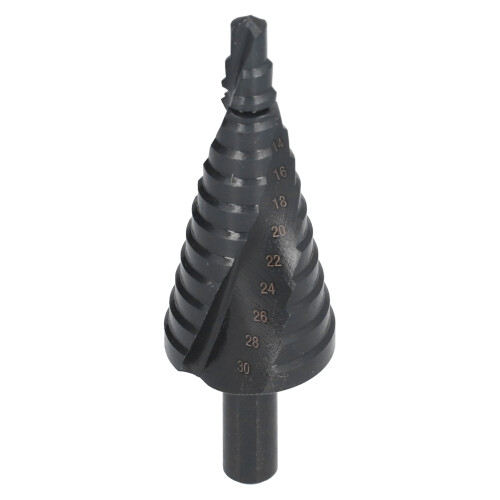 Corrosion Resistant Drill Bit Spiral Step Design Multi-Functional Titanium Coated HSS Drill Spiral Cone Automatic Deburring Tool For Aluminum Copper 2