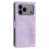 Leather Flip Wallet Case for iPhone 17 Pro Max Purple Tulip 3