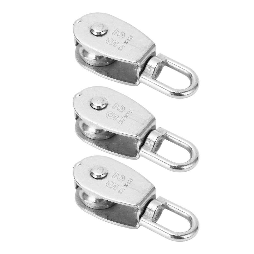 360 Degree Swivel Pulleys 150kg 3 Pack