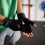 Fitnesshandschuhe, Schwarz, Größe S 4
