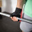 Schwarze Fitnesshandschuhe, Größe L 8