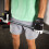 Fitnesshandschuhe, Weiß-Schwarz, Größe M 9