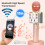Μικρόφωνο Bluetooth Karaoke με ηχείο, μαγικές φωνές, λειτουργία εγγραφής, ασύρματο 8