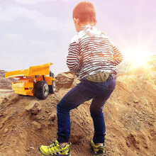 6 Channel 2.4GHz RC Dump Truck with Lights, 27x15x14.5cm, 4.8V Battery