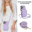 Purple PU Leather RFID Wallet Case for iPhone 15 Plus 2