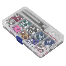 Metallösenösen-Set 10 mm Bunte langlebige Ösen für Schuhe, Taschen & Kleidung