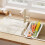 Living And Home Double Layer Detachable Drainer Basket, White 4