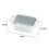 Living And Home Double Layer Detachable Drainer Basket, White 5