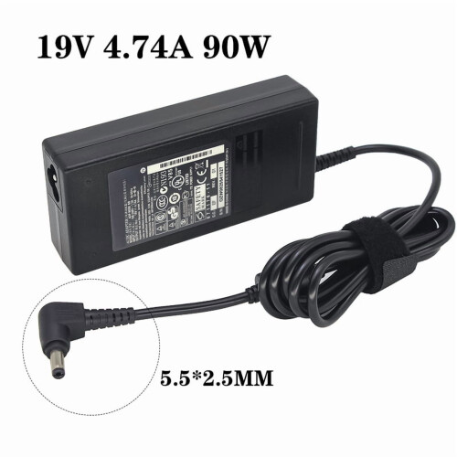 Laptop AC-adapter 19V 4,74A 90W 5,52,5mm 1