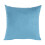 Almofada decorativa de veludo azul celeste, 45x45 cm (18x18 polegadas), pacote com 1 unidade. Enchimento de fibra de poliéster. Ideal para sofá, 5
