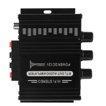Portable 12V Stereo Amplifier, Clear Sound, Compact AK270