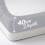 (Silver, King) Extra Deep 40cm Fitted Sheet Mattress Bed Elastic Sheets OR Pillowcases 2
