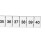 100Pcs ZB Series Terminal Marker Strip 31-40 8