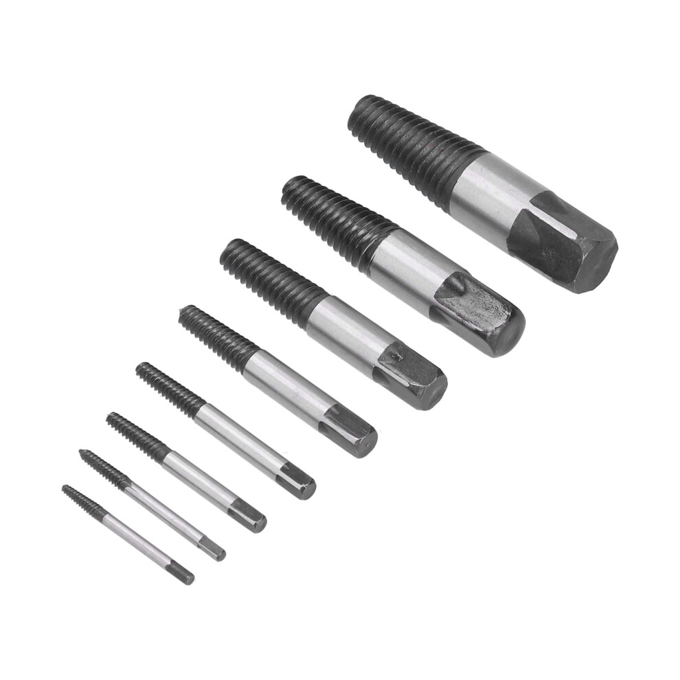 8 Pcs Carbon Steel Screw Extractor Set | Broken Bolt Remover 4-26Mm 4141391275748