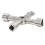 Chave universal resistente e durável com encaixe triangular, quadrado e cruzado, à prova de ferrugem. Chave de encanamento e utilidades de 4 vias, 4