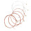 Adjustable Tone Guitar Strings Set, Bright Tone Metal Strings Resonance Effect Rust Resistant Copper Brass Strings Durable Metal Strings For Practice 7