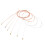 Adjustable Tone Guitar Strings Set, Bright Tone Metal Strings Resonance Effect Rust Resistant Copper Brass Strings Durable Metal Strings For Practice 8