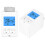 Voice Control Weekly Programmable Touch Screen Smart Temperature Controller WiFi Thermostat Multi Function Holiday Mode Child Lock Data Memory 6