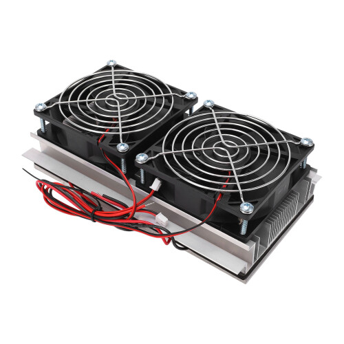 Computer Heatsink Upgrade Solution, Thermoelectric Cooler Semiconductor Cooling System DIY Cooling Kit Brushless Cooling Fan Compact Size High 2