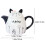 Ceramic Teapot Minimalist Fashion White 1 Pack 3