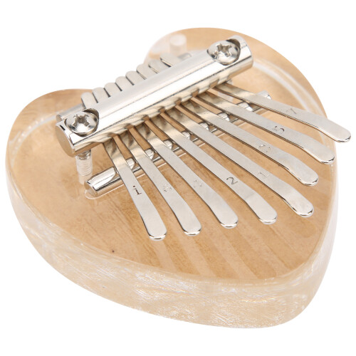 Crystal Thumb Piano Mini Kalimba8Keys, Φορητό Σχεδιασμός Εργονομική Κατασκευή Εύκολο στην 2